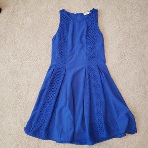 Altar'd State Royal Blue Skater Dress